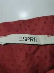 Vorschaubild 5 von Damen Bluse Gr. S Orange Baumwolle Strukturmuster Langarm