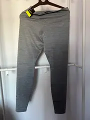 Vorschaubild 2 von Damen Leggings Grau L Sportlich Meliert