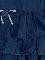 Vorschaubild 4 von Sommerkleid Mädchen Gr. 74 Blau Rüschen Baumwolle Baby