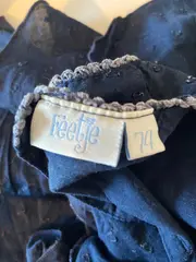 Vorschaubild 5 von Sommerkleid Mädchen Gr. 74 Blau Rüschen Baumwolle Baby