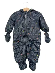 Vorschaubild 1 von Kinder Schneeanzug Gr. 62 Blau Outdoor mit Fäustlingen