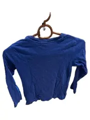 Vorschaubild 5 von Kinder Jungen Langarmshirt Gr. 116/122 Blau Roboter Print