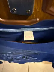 Vorschaubild 2 von Kinder Jungen Langarmshirt Gr. 116/122 Blau Roboter Print