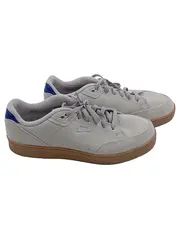 Vorschaubild 1 von Sneaker Low Herren Gr. 45.5 Grau Wildleder Gummisohle Blau