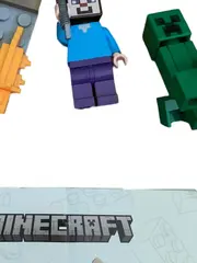 Vorschaubild 3 von Minecraft Bauset 30647 Steve & Creeper Mehrfarbig Kinder