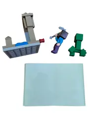 Vorschaubild 2 von Minecraft Bauset 30647 Steve & Creeper Mehrfarbig Kinder