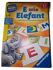 Vorschaubild 1 von E wie Elefant Lernspiel Buchstaben Laute Vorschule Kinder