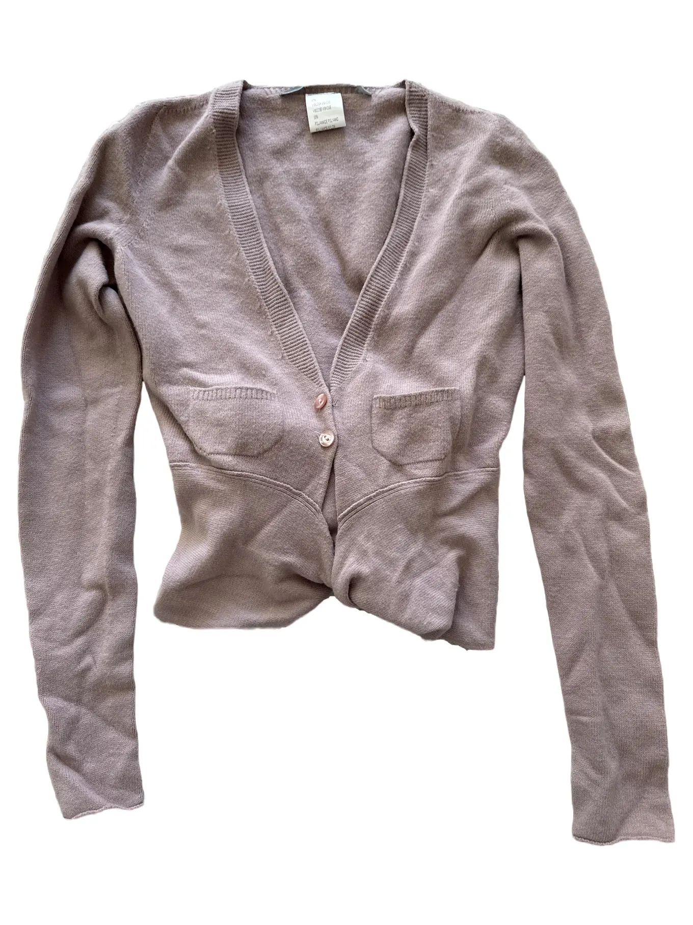 ANGELA DAVIS Strickjacke Damen Rosa Gr. 36/S Casual