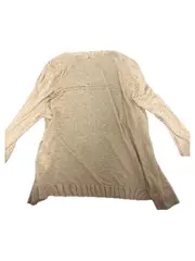 Vorschaubild 3 von Damen Strickjacke Cardigan Beige Gr. 38 M Viskose 3/4-Arm