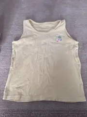 Vorschaubild 3 von Kinder Top Gr. 164 Gelb Frucht-Applikation Baumwolle Ärmellos