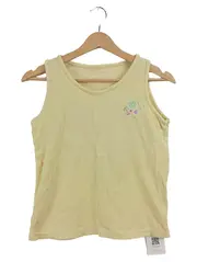 Vorschaubild 1 von Kinder Top Gr. 164 Gelb Frucht-Applikation Baumwolle Ärmellos