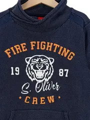 Vorschaubild 2 von Kapuzenpullover Jungen Gr. 128/134 Blau Fire Fighting Tiger