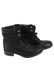 Vorschaubild 1 von Stiefel Damen Gr. 36 Schwarz Casual Schnürstiefel