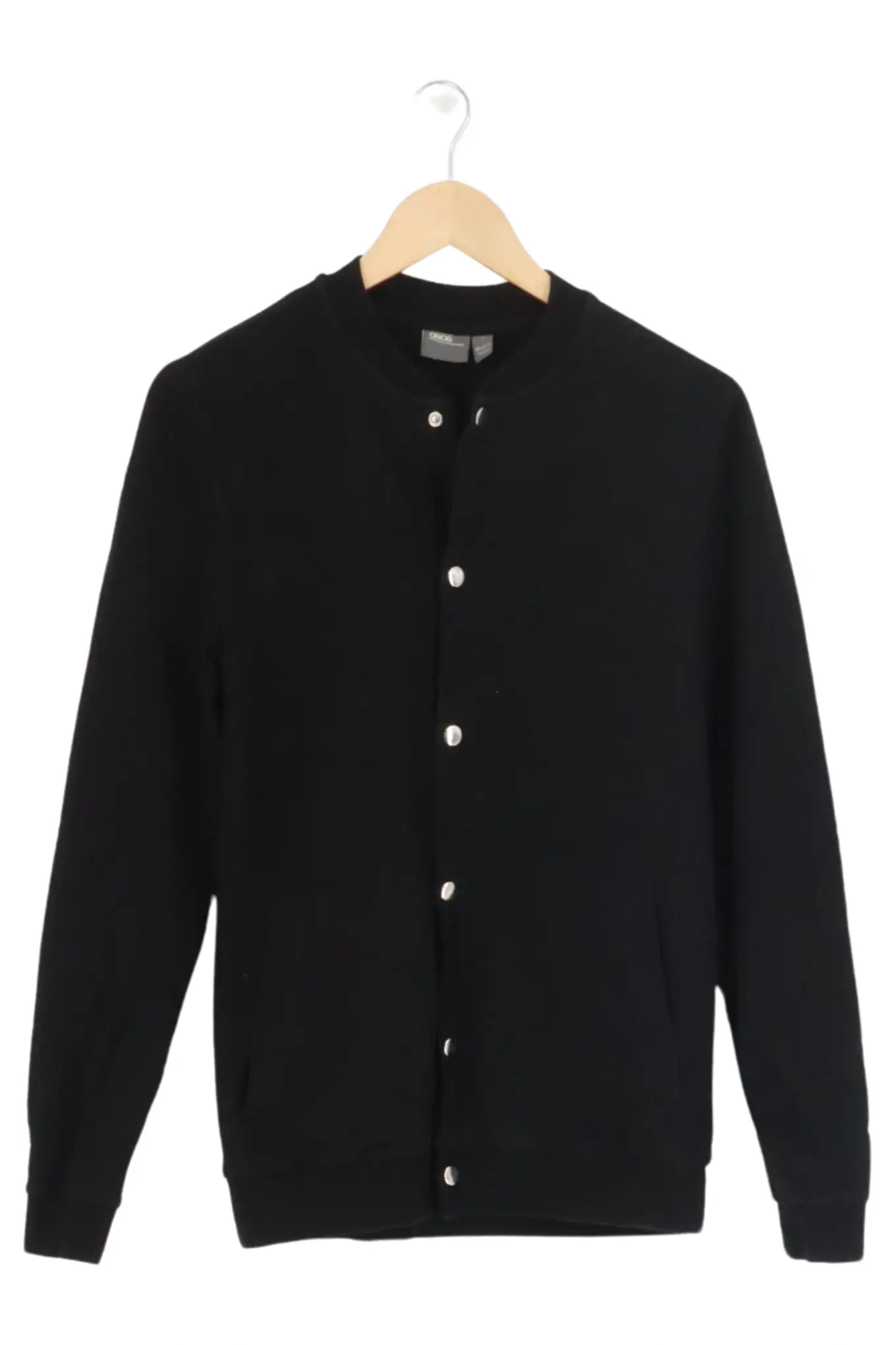 ASOS Damen Leichte Jacke Bomberjacke Schwarz Gr. 36/S Casual Urban