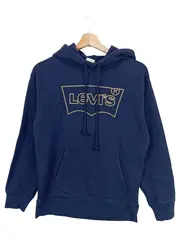 Vorschaubild 1 von LEVIS Herren Kapuzenpullover Hoodie Blau Gr. 44/XS Logo-Print Casual