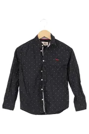 Vorschaubild 1 von Kinder Freizeithemd Gr. 146 Blau gepunktet Langarm Preppy