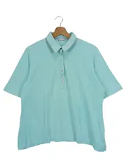 Vorschaubild 1 von Damen T-Shirt Gr. 44/L Blau Klassisch Casual Kurzarm