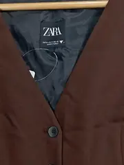 Vorschaubild 3 von Damen Business Anzugweste Braun Gr. 36/S Elegant