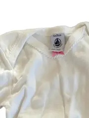 Vorschaubild 2 von Baby Body Langarm Gr. 86 Mädchen Baumwolle Weiß Schleife