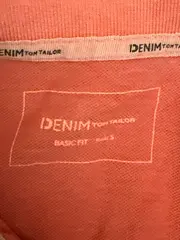 Vorschaubild 4 von Denim Herren Poloshirt Gr. S Rot Basic Fit Kurzarm