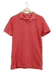 Vorschaubild 1 von Denim Herren Poloshirt Gr. S Rot Basic Fit Kurzarm