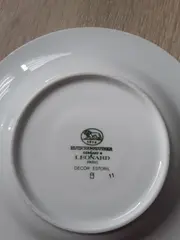Vorschaubild 5 von Leonard Paris Untertasse Estoril Weiß Beige 16 cm Porzellan
