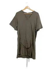 Vorschaubild 1 von Damen Freizeitkleid T-Shirt-Kleid Gr. M Oliv Cargo