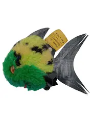 Vorschaubild 1 von Kuscheltier Fisch Vintage Plüschtier Sammlerstück Knopf & Fahne