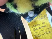 Vorschaubild 3 von Kuscheltier Fisch Vintage Plüschtier Sammlerstück Knopf & Fahne