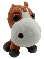 Vorschaubild 1 von Plüschpferd Kuscheltier Pferd braun große Augen 21cm