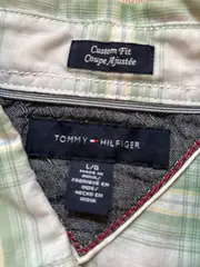 Vorschaubild 2 von Herren Freizeithemd Kariert Grün Gr. L Custom Fit