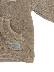 Vorschaubild 3 von Kinder Fleecejacke Gr. 56 Beige Kapuze Reißverschluss Outdoor