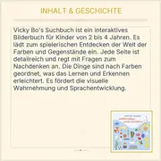Vorschaubild 3 von Vicky Bo Suchbuch Farben & Wörter lernen Kinder 2-4 Jahre Bilderbuch