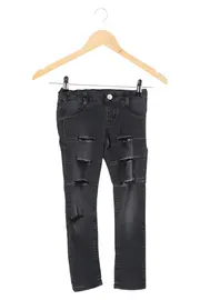 Vorschaubild 1 von Destroyed Jeans Kinder Gr. 128 Schwarz Modern Denim Hose