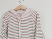Vorschaubild 2 von TCM Damen Kapuzenpullover gestreift Langarm Gr. 38 M Mehrfarbig Casual