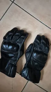Vorschaubild 2 von Motorradhandschuhe Leder Schwarz XL Knöchelschutz Mesh
