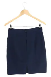 Vorschaubild 2 von Damen Bleistiftrock Gr. 38/M Blau Business Elegant Büro Rock