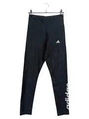 Vorschaubild 1 von Damen Leggings Sporthose Schwarz Schriftzug Größe S