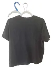 Vorschaubild 2 von Damen T-Shirt Schwarz Logo-Print Gr. M Baumwolle Basic