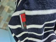 Vorschaubild 3 von M F Damen Langarmshirt Gr. L Blau Weiß Gestreift Maritim Baumwolle