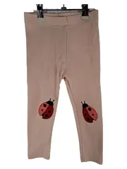 Vorschaubild 1 von Mädchen Leggings Rosa Marienkäfer Gr. 92 Rippstrick 1, 5-2 Jahre