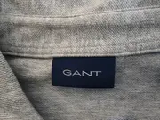 Vorschaubild 2 von Herren Langarm Poloshirt Grau Meliert Baumwolle Gr. XXL
