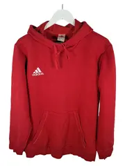 Vorschaubild 1 von Kapuzenpullover Herren Gr. L Rot Hoodie Sportlich Logo