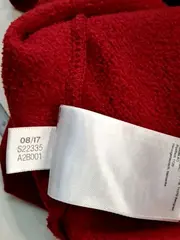 Vorschaubild 3 von Kapuzenpullover Herren Gr. L Rot Hoodie Sportlich Logo