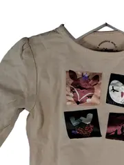 Vorschaubild 4 von Langarmshirt Baby Mädchen Gr. 68 Beige Tiermotive Eule Fuchs