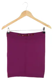 Vorschaubild 1 von Mötivi Damen Minirock Lila Gr. 38/M Elegant Vintage Viskose Strass