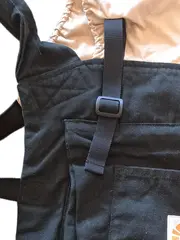 Vorschaubild 2 von Original Babytrage Baumwolle Bauchtrage Rückentrage Schwarz
