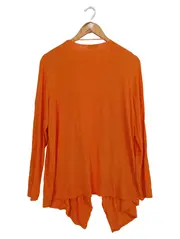 Vorschaubild 2 von TAIFUN Leichte Weste Damen Orange Gr. 40/L Cardigan Casual