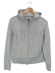 Vorschaubild 1 von Damen Trainingsjacke Hoodie Kapuzenjacke Grau 34;XS Sport Freizeit