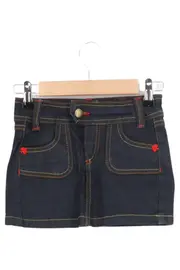 Vorschaubild 1 von Kinder Jeansrock Blau Gr. 116 Casual Minirock Baumwolle